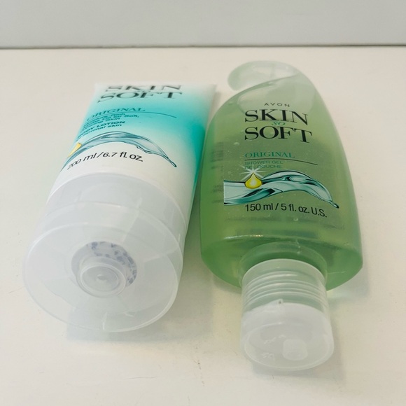 Avon Skin So Soft Lot of 2 Original Moisture Rich Body Lotion & Shower Gel - Picture 10 of 10